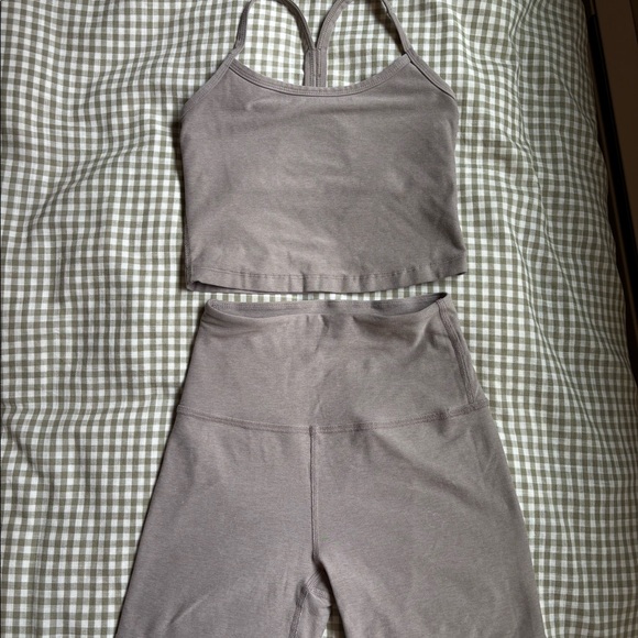 Beyond yoga set. Tan and blue set available. $70 each or $120 for both. - Picture 4 of 4